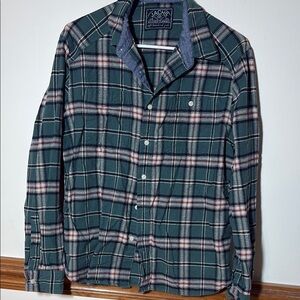 Jachs Green Plaid Shirt